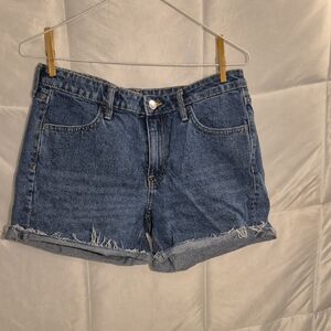 &denim By H&M Raw Edge Jean Shorts Size 6 EUC